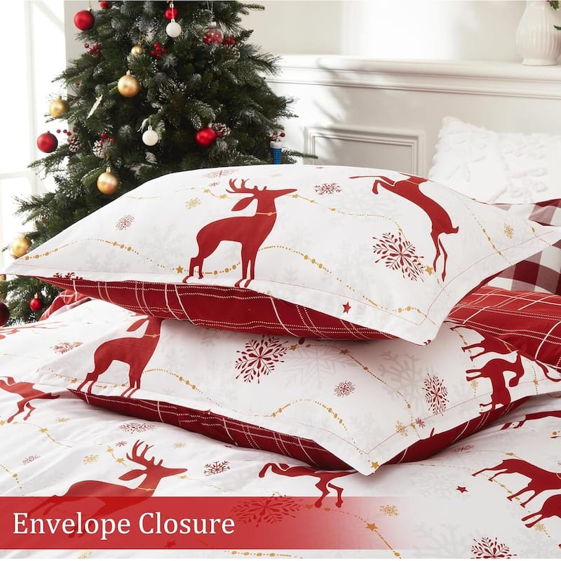 Christmas Comforter Bedding Set with Comforter and Pillow Shams