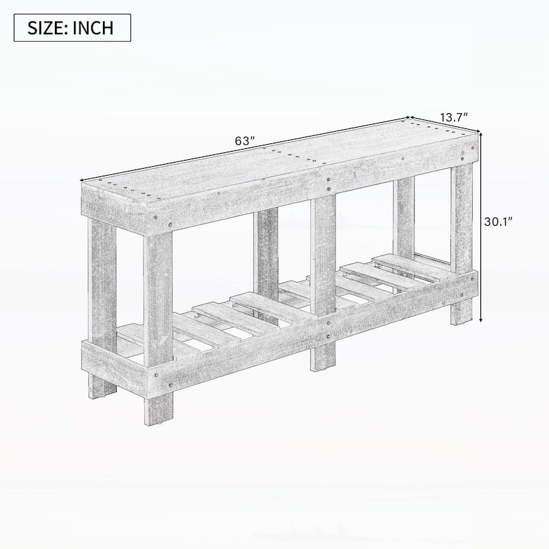 Vintage Entryway Table for Multiple Home Scenarios.