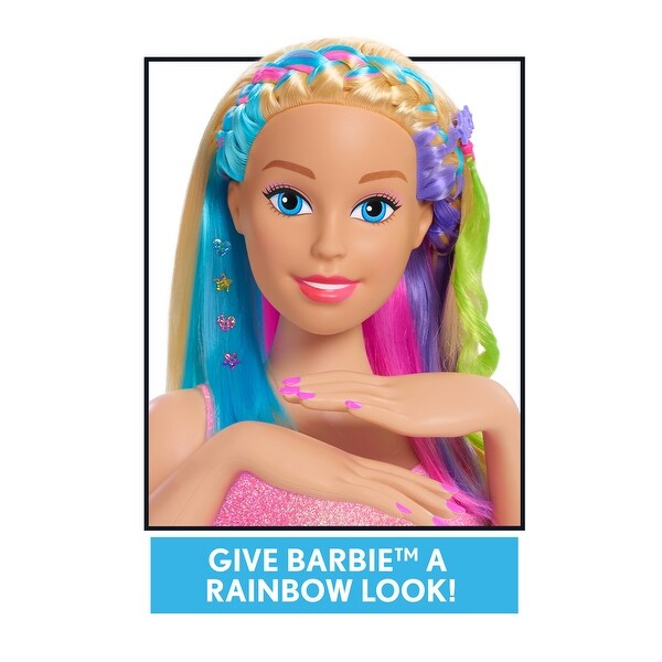rainbow sparkle deluxe styling head