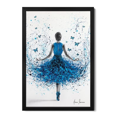 Butterfly Ballerina Premium Framed Poster by Ashvin Harrison
