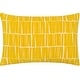 preview thumbnail 30 of 30, Artistic Weavers Ilayda Abstract Stripe Modern Throw Pillow 13"H x 20"W - Cover Only - Yellow