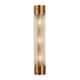 Option Vintage Brass / Clear Prismatic Glass