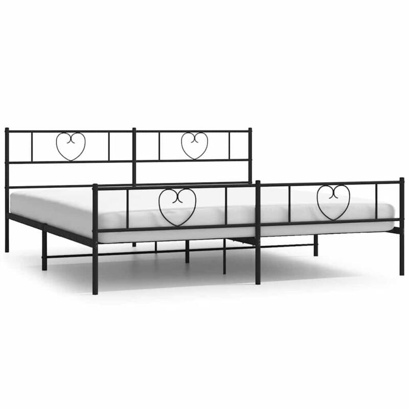 vidaXL Metal Bed Frame, No Mattress