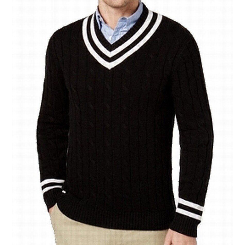 men's v neck cricket sweater