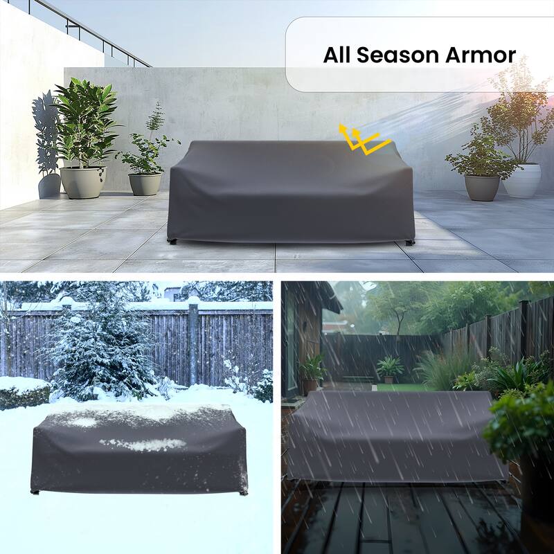 Forever Patio Aluminum Outdoor Furniture Waterproof Sofa Cover - 31 x 76 x 31