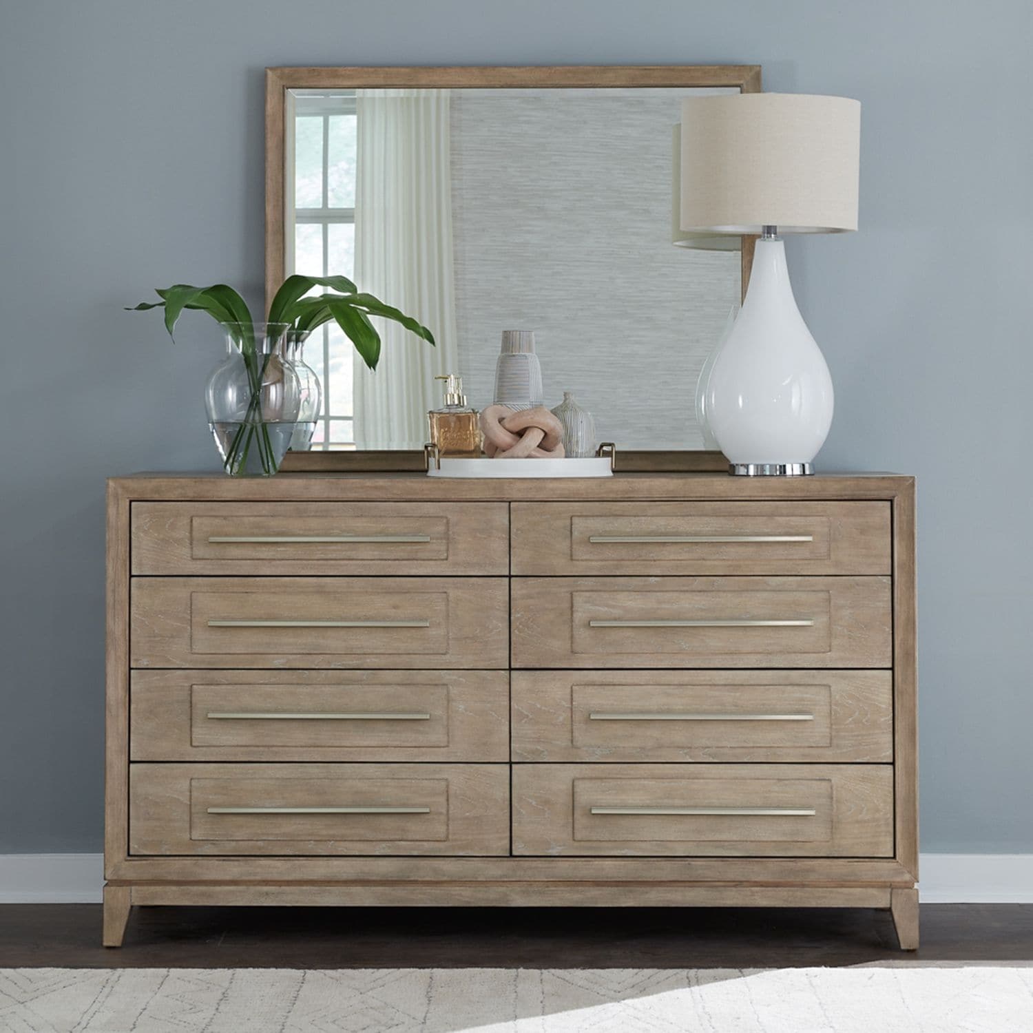 Liberty Furniture Brentwood Bedroom Storage Chest or Dresser & Optional Mirror