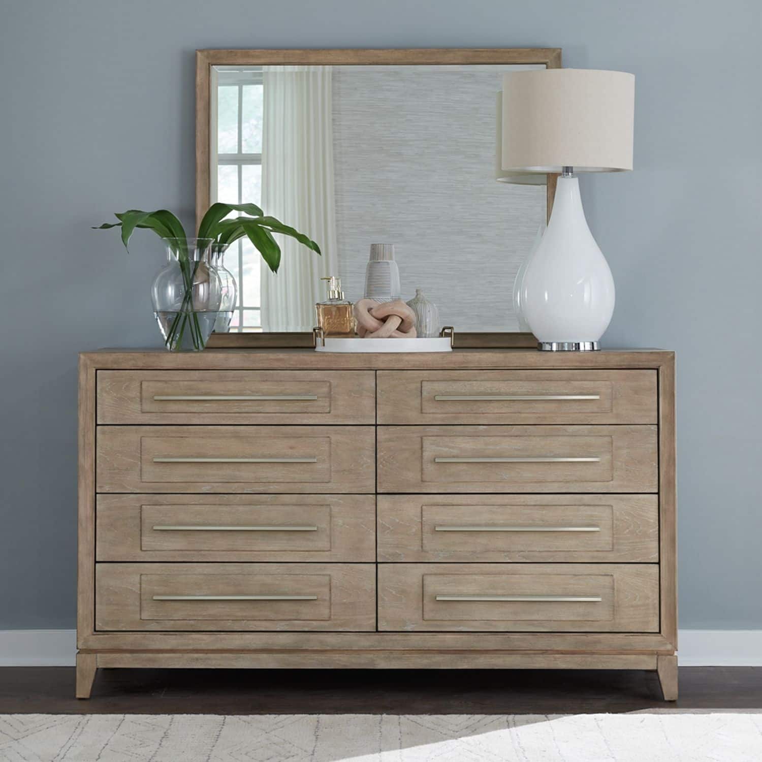 Option Sandstone Dresser and Mirror