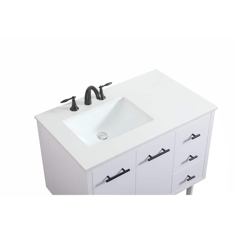 Fern 36 - 48 Inch Single Bathroom Vanity
