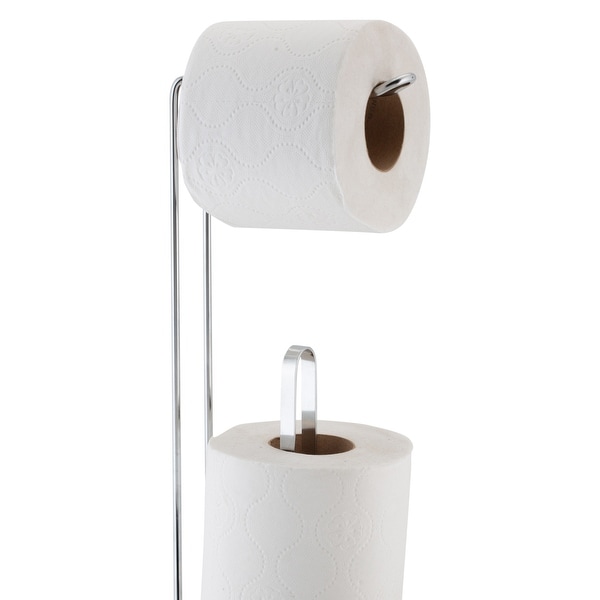 Bath Bliss Geode Freestanding Toilet Paper Dispenser and Reserve - Thumbnail 2