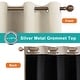 preview thumbnail 8 of 8, Pro Space Indoor Completely Blackout Curtain Grommets with Coating, 2 Panels