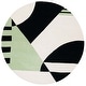 preview thumbnail 21 of 72, SAFAVIEH Handmade Rodeo Drive Sofoula Mid-Century Modern Abstract Wool Rug 6' Round - Black/Green - Round