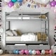 preview thumbnail 2 of 7, Full over Full Bunk Bed With Ladders and Two Storage Drawers for Bedroom