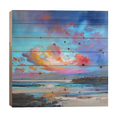 Uist Light II Print On Wood by Scott Naismith - Multi-Color