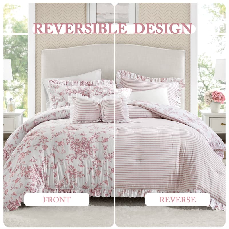 Madison Park Essentials Adele Comforter Set with Decorative Pillows