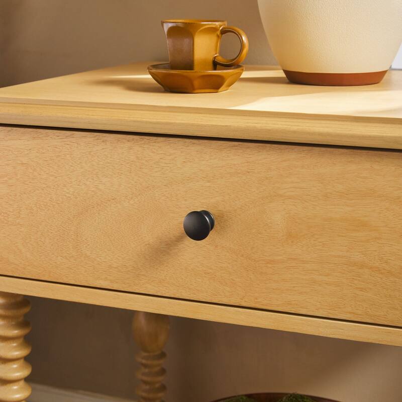 Walker Edison Easy Assembly Solid Wood 1-Drawer Nightstand