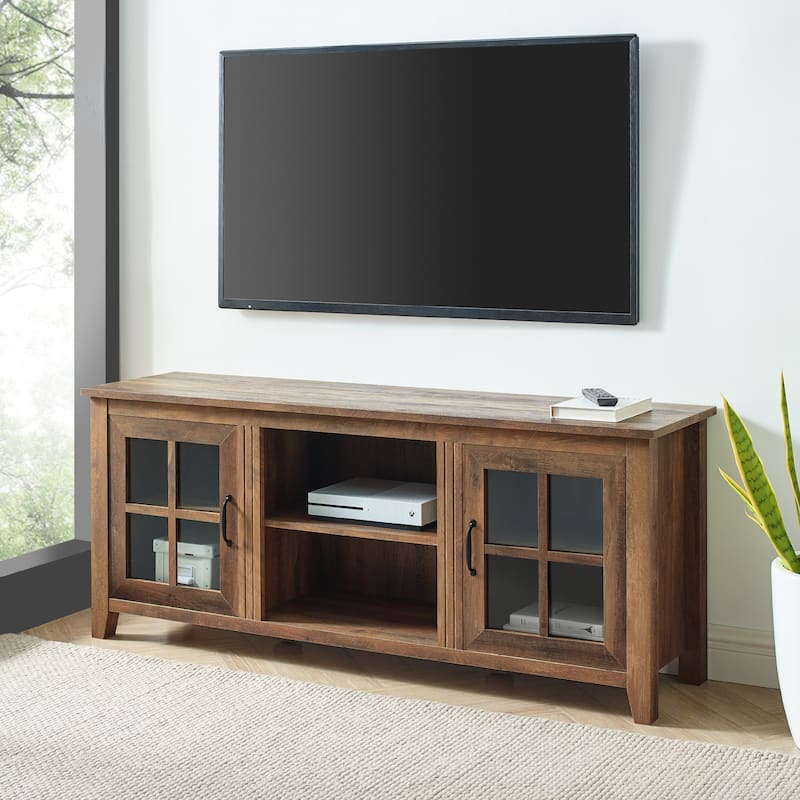 Middlebrook Designs Dornbirn 58-inch Glass-Door TV Stand