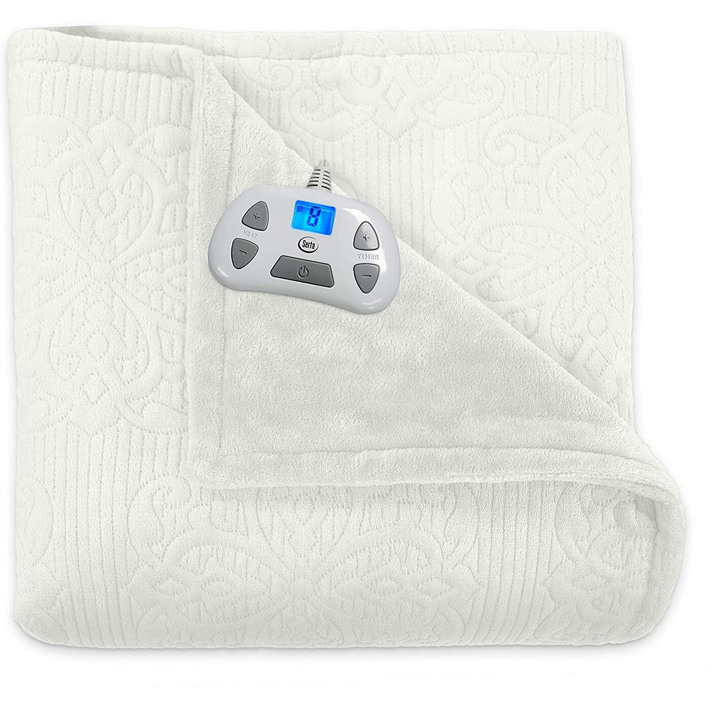 Serta 3d pinsonic electric heated warming blanket clearance