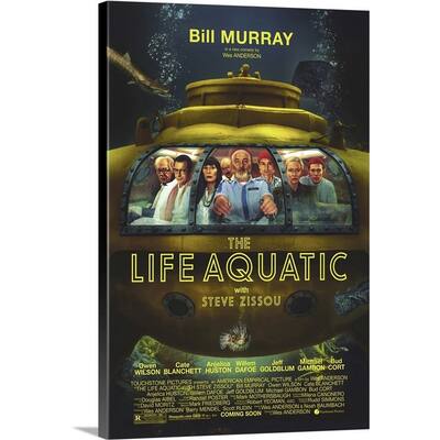 "The Life Aquatic with Steve Zissou (2004)" Canvas Wall Art