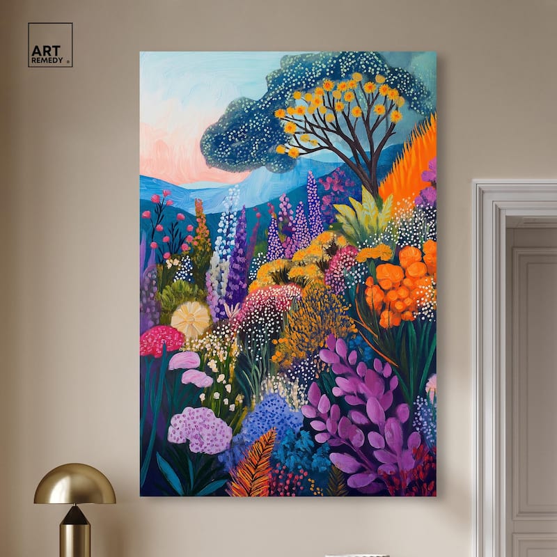 Solara's Bloom Canvas by Art Remedy, Gallery Wrapped