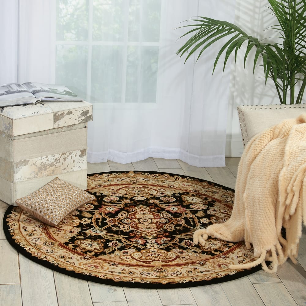 Nourison Hand-tufted Traditional Persian Wool Silk Area Rug