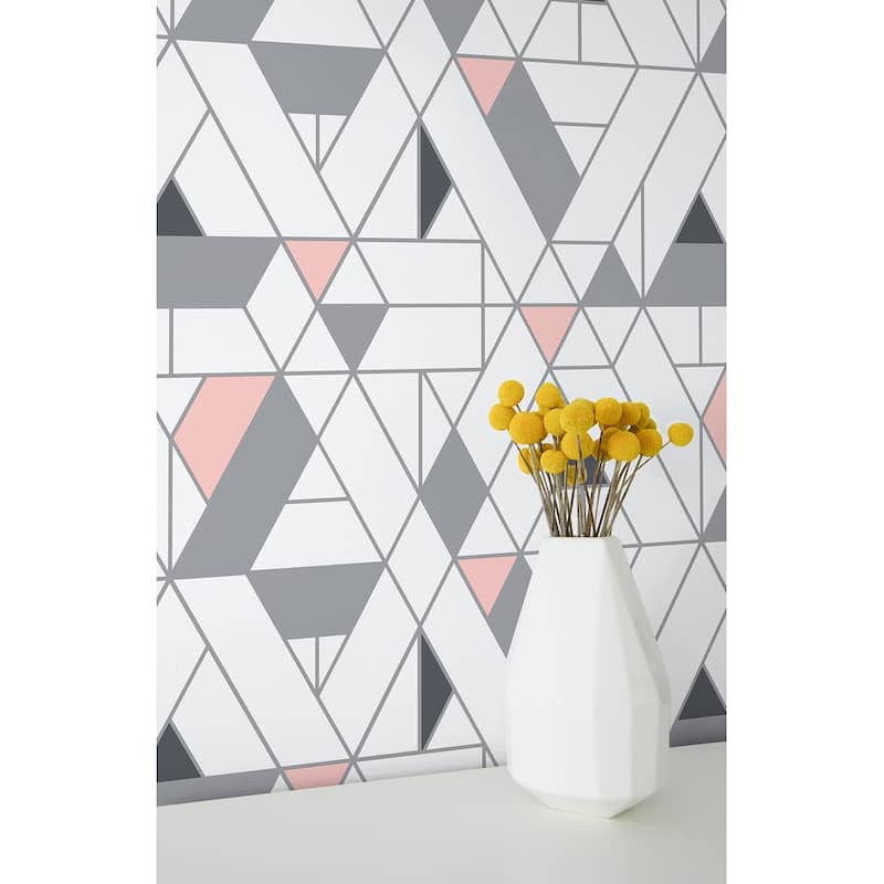 NextWall Kaleidoscope Peel and Stick Removable Wallpaper