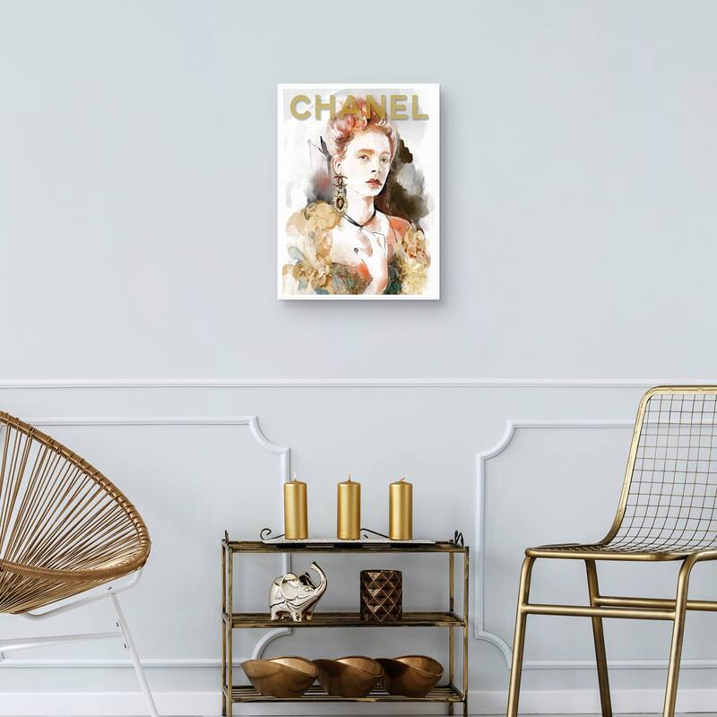 Mode Parisienne Luxe IV C Canvas Art Print