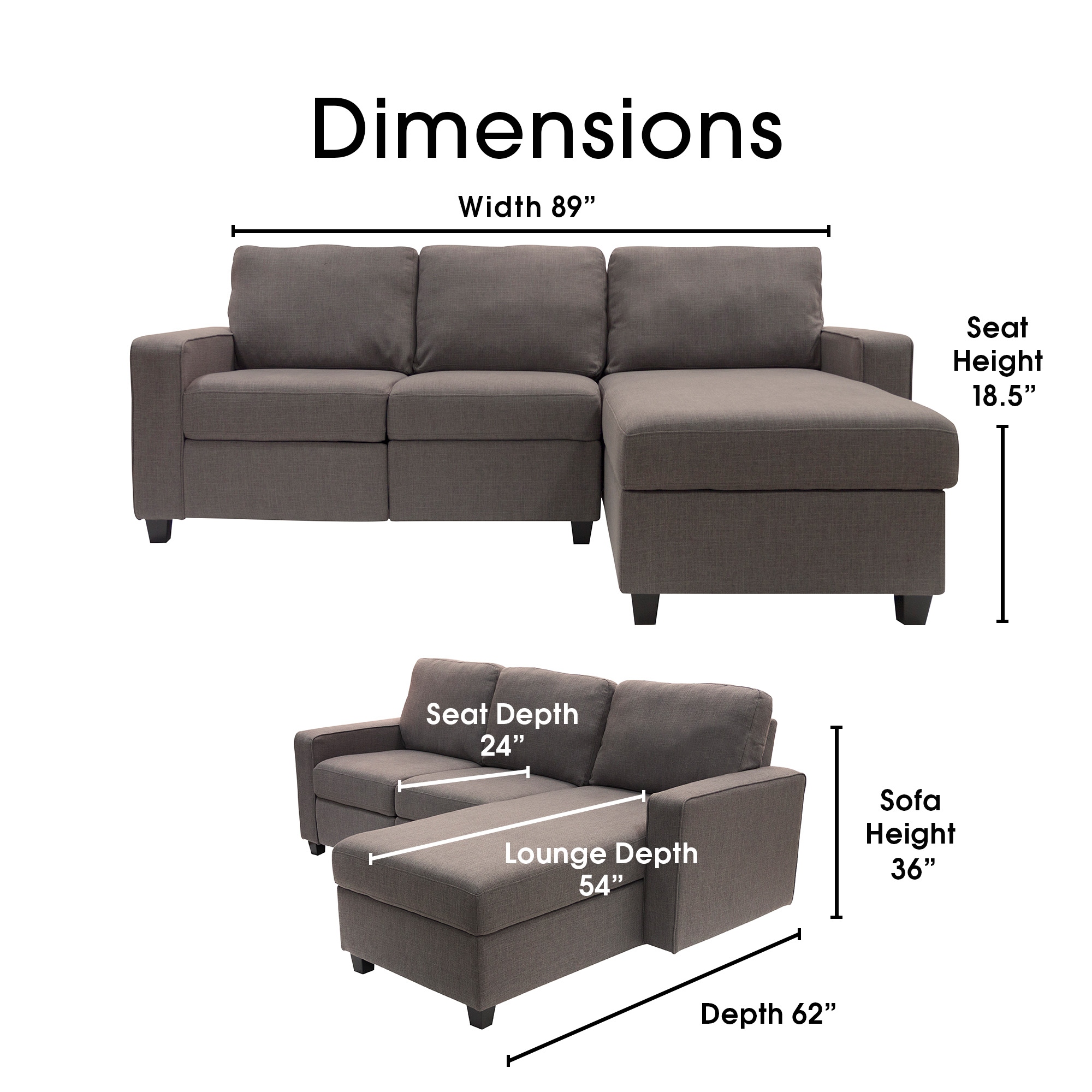 Palisades reclining sectional online