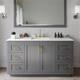 Option Dark Gray / Giotto Quartz Top / Brushed Gold