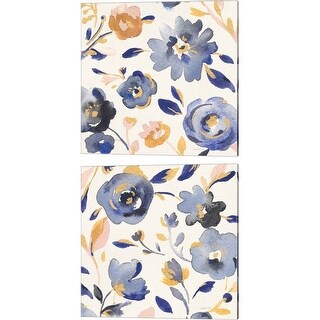 Danhui Nai 'May Flowers' Canvas Art (Set of 2)