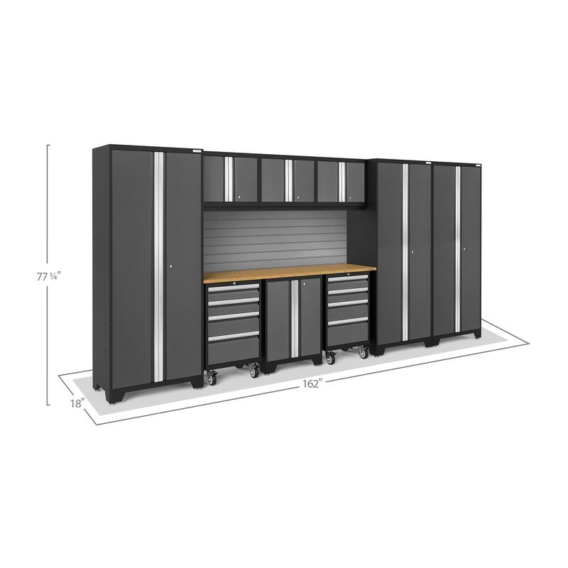 NewAge Products Bold Series 10-pc. Steel Garage Cabinet Set