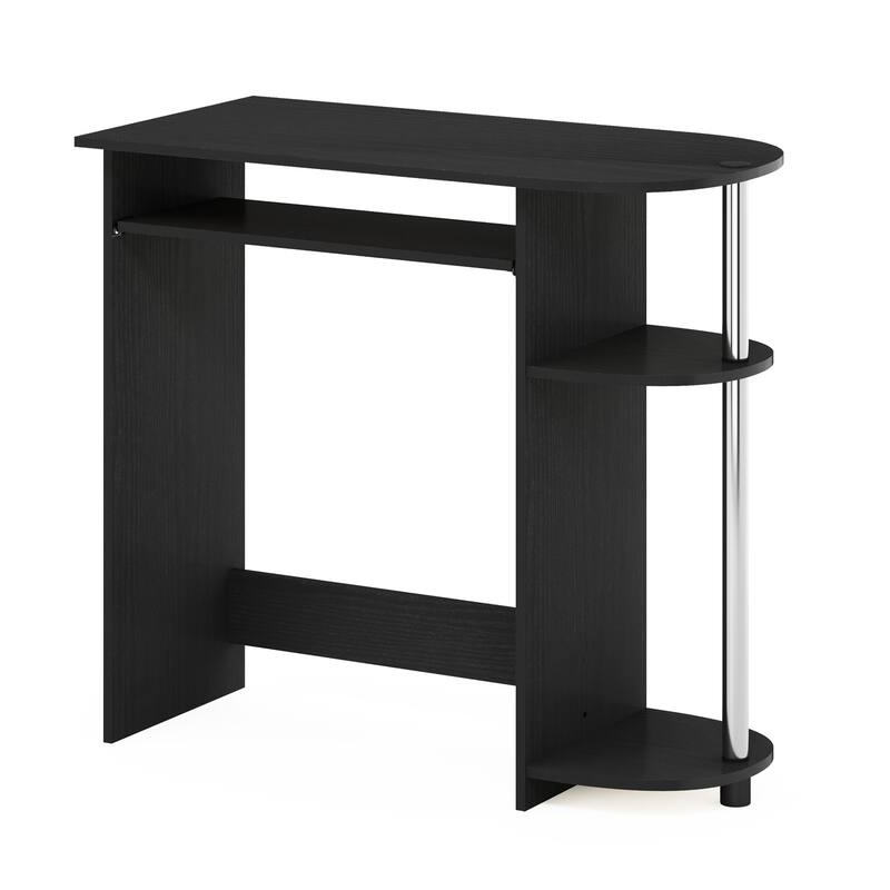 Computer Desk Easy Assembly Modern Home Office Desk Stainless Steel Frame