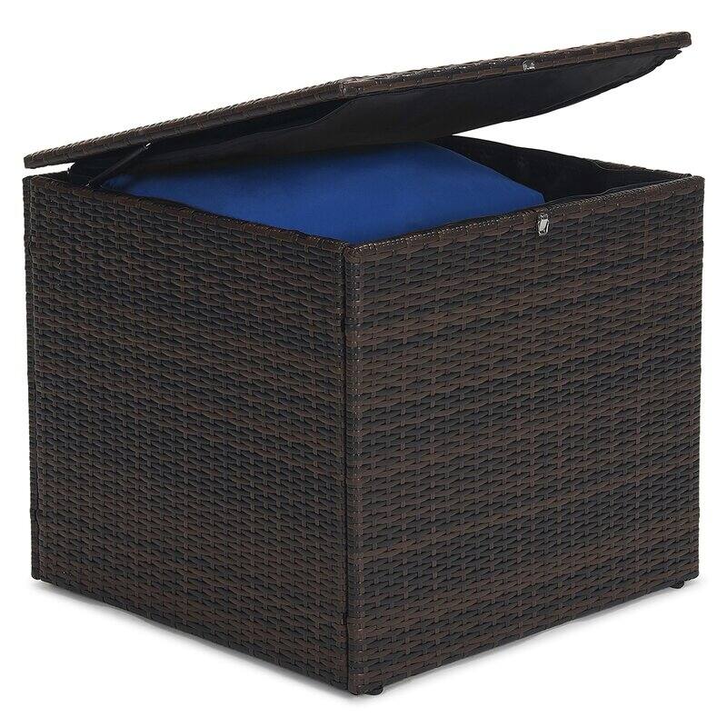6-Piece Wicker Outdoor Patio Conversation Set