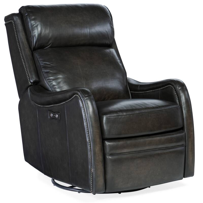 Hooker Furniture RC234-PSWGL Stark 28" Wide Leather Swivel Power - Brindisi Trinita
