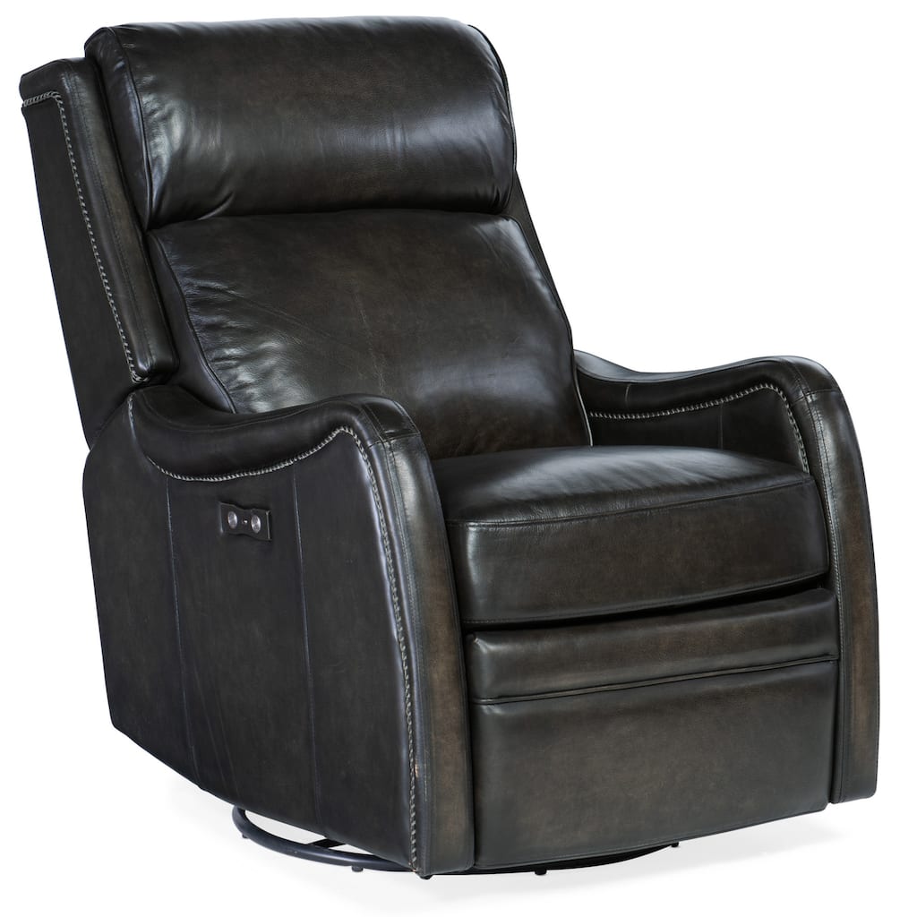 Hooker Furniture RC234-PSWGL Stark 28" Wide Leather Swivel Power