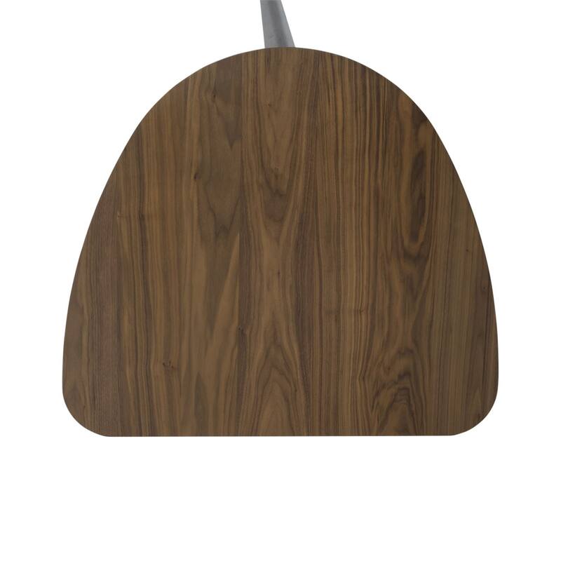 Space Savers Satin Walnut 4 Piece Triangle Table Set