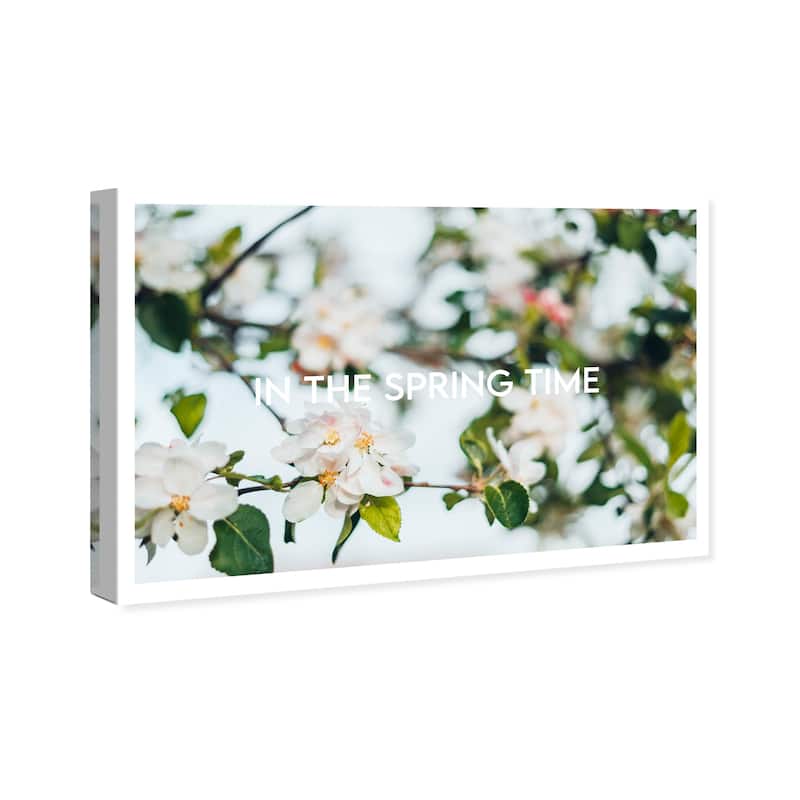 Wynwood Studio Prints Holiday and Seasonal In the Spring Time Green and Wall Art Canvas Print