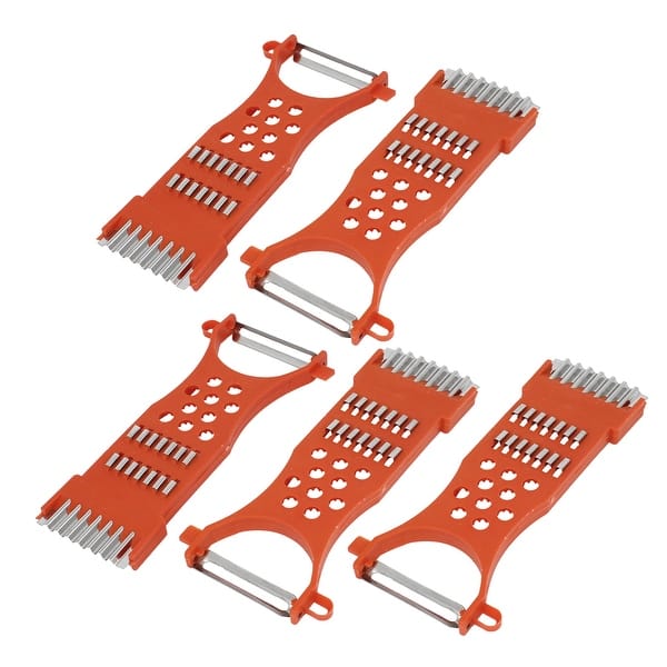 5PCS/SET Stainless Steel Vegetable Slicer Set Multifunctional Vegetable  Grater Cutter Kitchen Accessories Cooking Tools