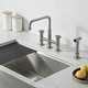 preview thumbnail 67 of 165, Kraus Urbix Industrial Solid Brass Kitchen Faucet