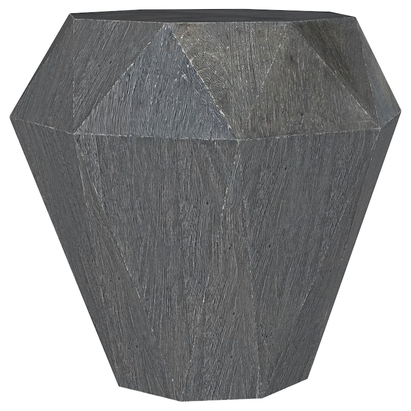 Jacinto Octagonal Solid Mango Wood Side Table