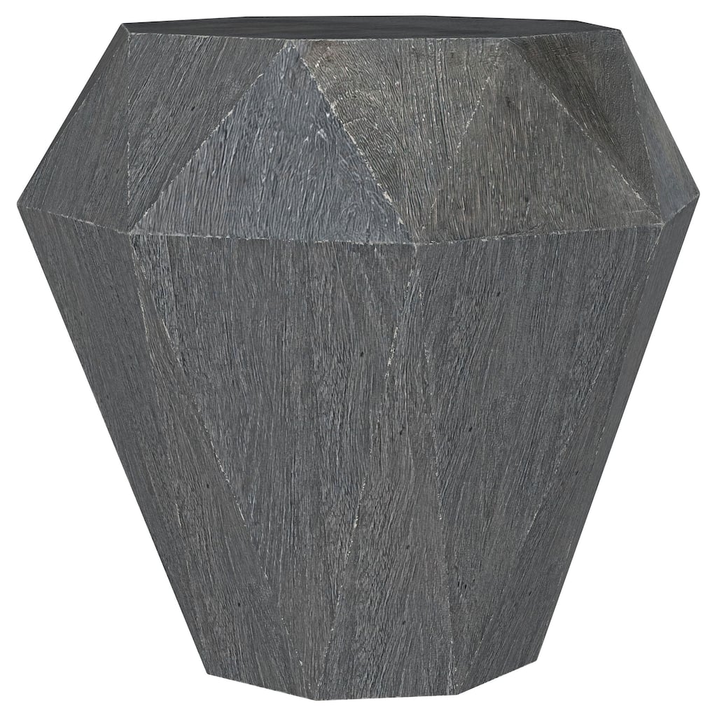 Jacinto Octagonal Solid Mango Wood Side Table