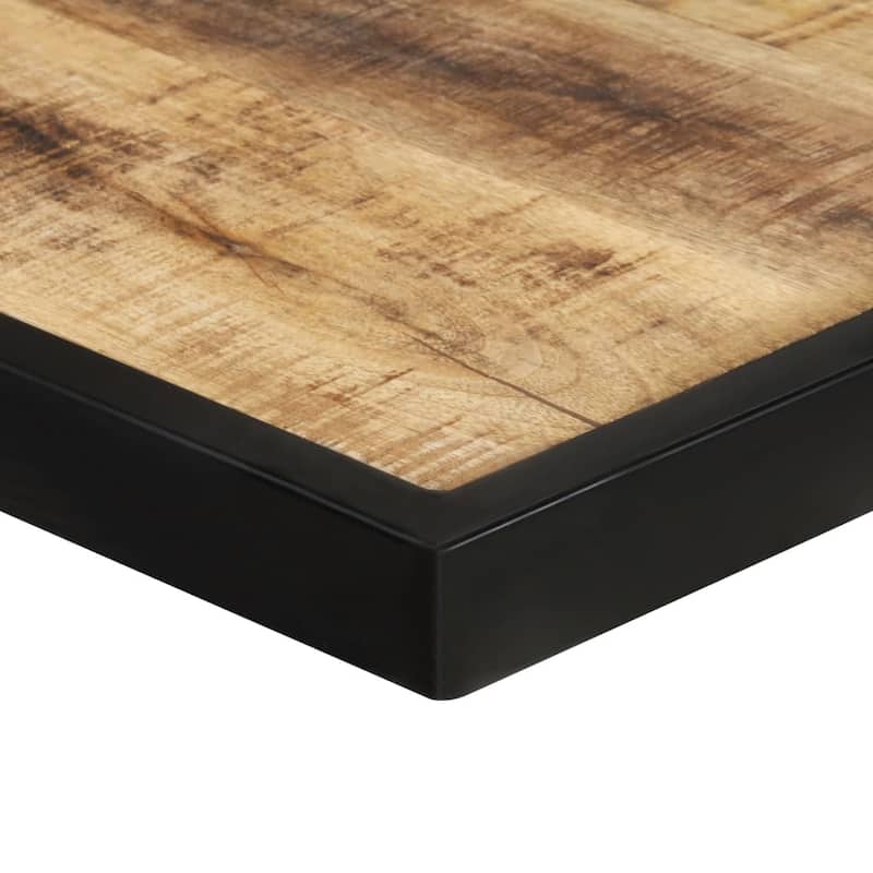 vidaXL Dining Table 70.9" Rough Mango Wood - 70.9" x 35.4" x 29.9"