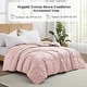 preview thumbnail 27 of 65, All Season 100% Organic Cotton Down Breathable Duvet Insert Medium Warmth Comforter