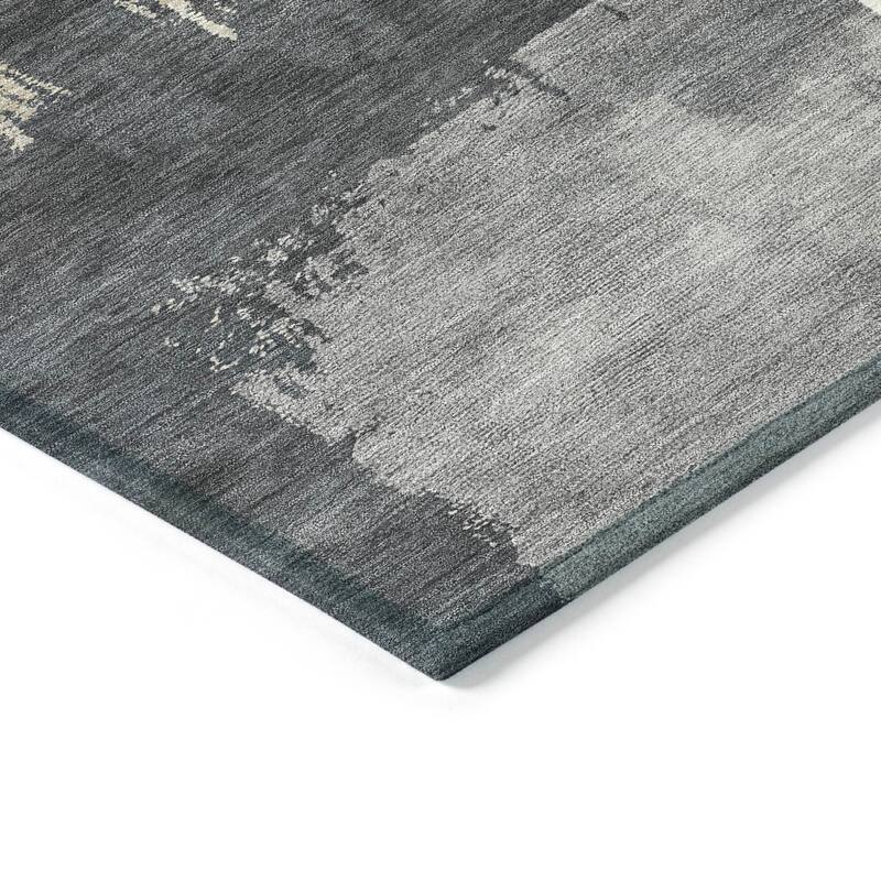 Machine Washable Indoor/ Outdoor Contemporary Fusion Chantille Rug