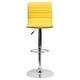 preview thumbnail 56 of 111, Modern Vinyl Stitch Back Adjustable Height Barstool - 16"W x 19"D x 35" - 44"H