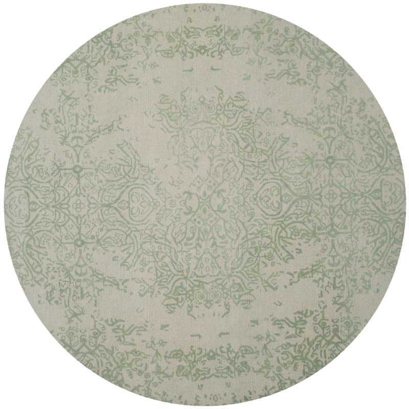 SAFAVIEH Handmade Restoration Vintage Distressed Boho Olegaria Oriental Wool