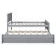 preview thumbnail 18 of 22, Twin Size Platform Kids Bed Frame with Trundle & 2-Storage Drawers, White