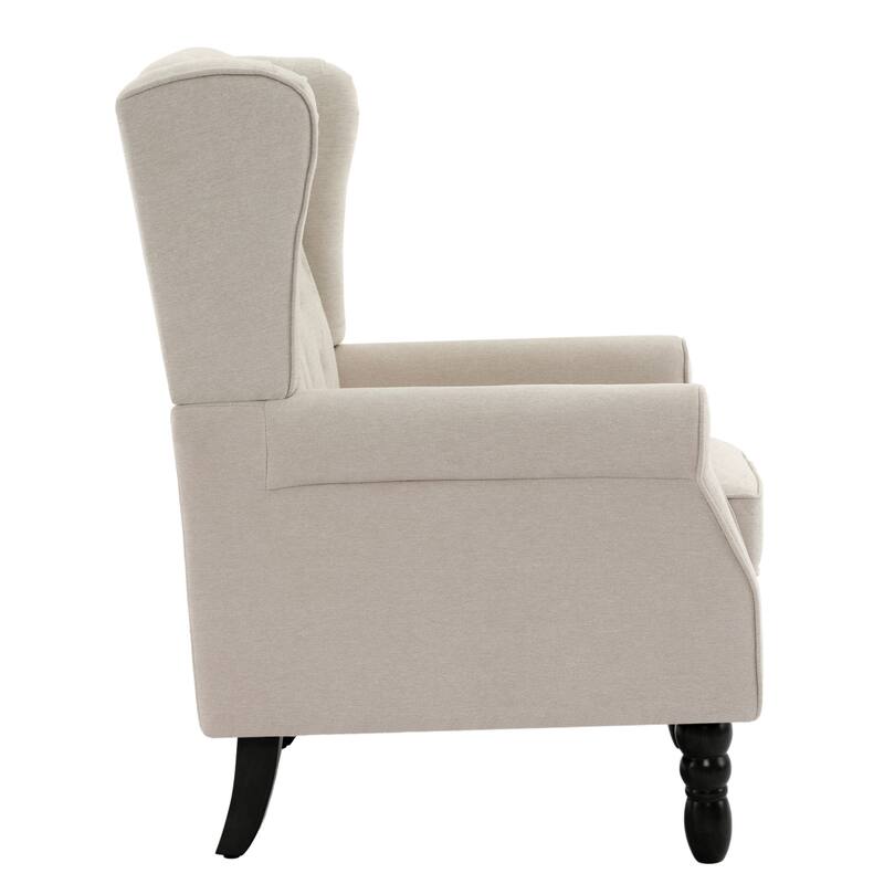 Modern Classic Button Tufted Accent Chair Upholstered Armchair