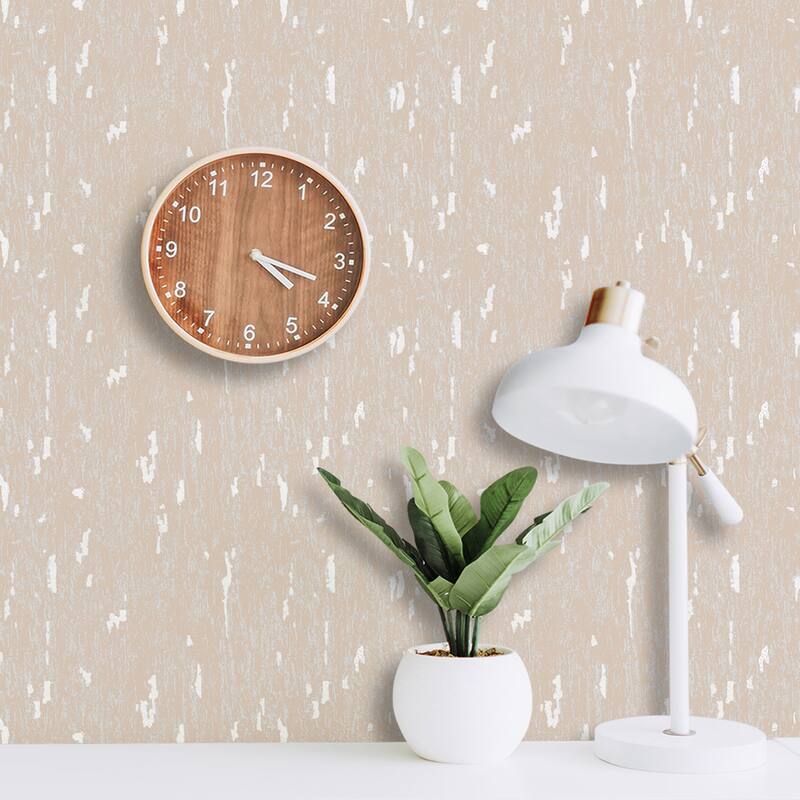 SUSSEXHOME Removable Wallpaper-Waterproof, Strippable, Light Resistance & Cleanable Wall Paper Roll-Wallpaper-Concrete