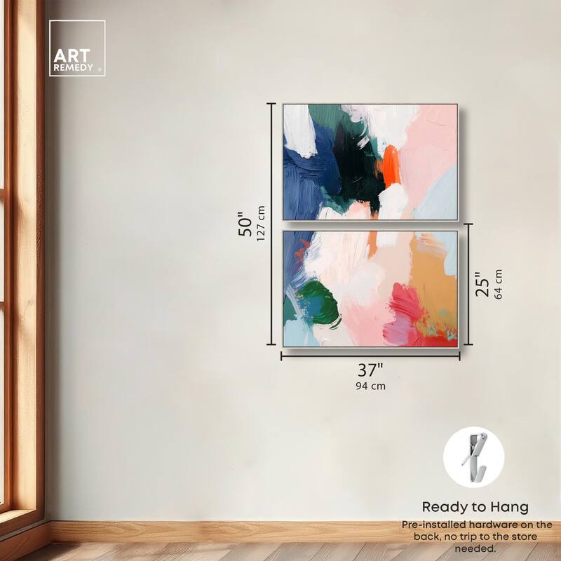 Spring Fever Canvas Set of 2 by Art Remedy