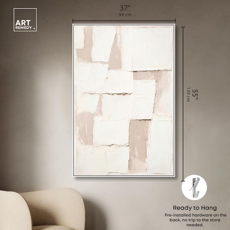 Plastered Planes II Canvas by Art Remedy